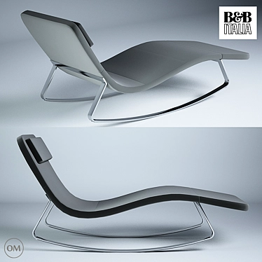 Modern Luxury Chaise: Landscape 3D model image 1 