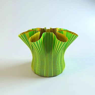 Elegant Porcelain Vase | Vaza Xk 3D model image 1 