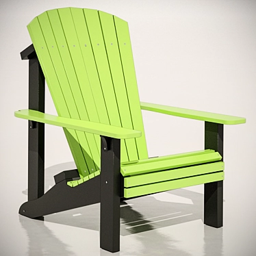 Classic Adirondack Chair 3D model image 1 