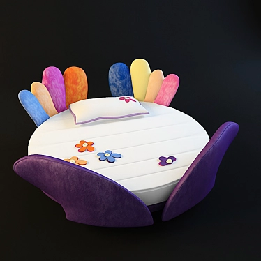 Viola Baby Letto Bed - Il Loft 3D model image 1 