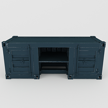 Sturdy Sea Container Stand 3D model image 1 