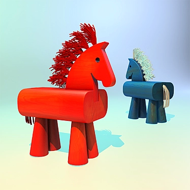 Retro Ethnic Toy Recreation 3D model image 1 