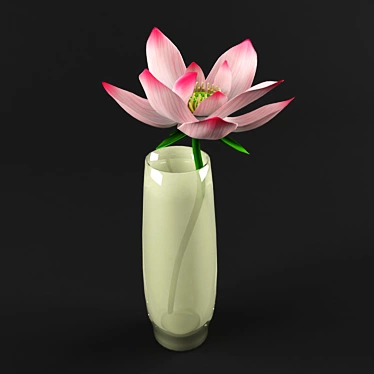 Lotus Blossom 3D model image 1 