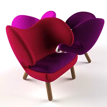 Elegant and Comfy Pelican Chair 3D model image 1 