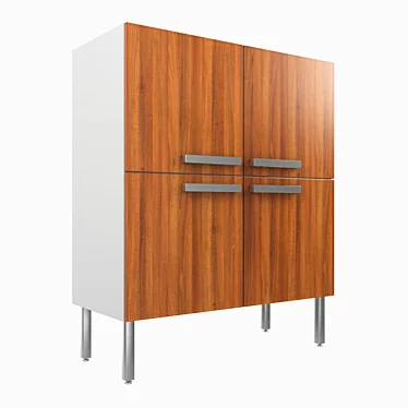 Sinetica Dado Open Wardrobe 3D model image 1 