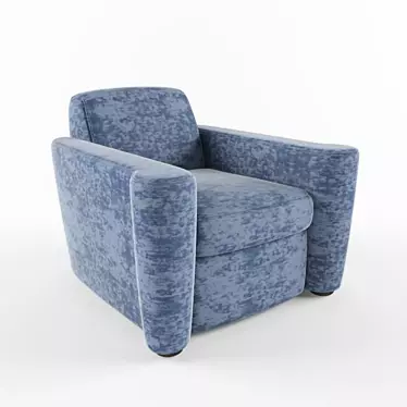 Brook Street Armchair: Luxury and Elegance 3D model image 1 