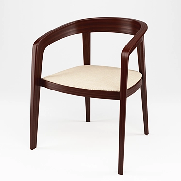 Elegant Corvo Chair: Stylish & Comfortable 3D model image 1 