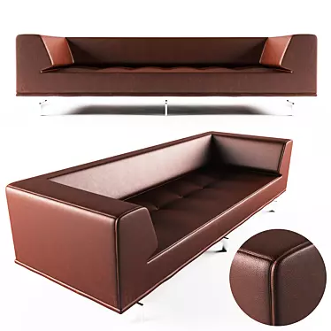 EJ 450 Sofa: Designed by Hannes Wettstein 3D model image 1 