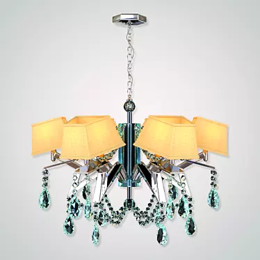 Elegant Proton Chandelier Mn 114PP 3D model image 1 