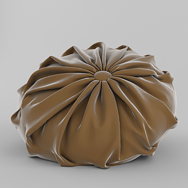 Cozy Circle Pillow 3D model image 1 