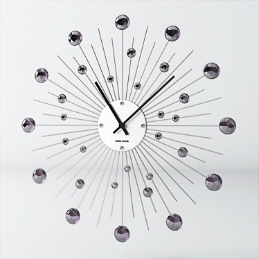 Karlsson Sunburst Wall Clock 3D model image 1 