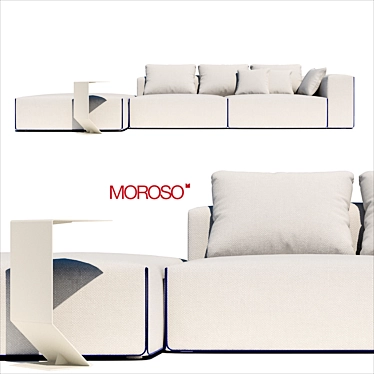 Modular Field Sofa by Moroso 3D model image 1 