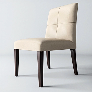 Elegant Malerba Solitaire Chair 3D model image 1 