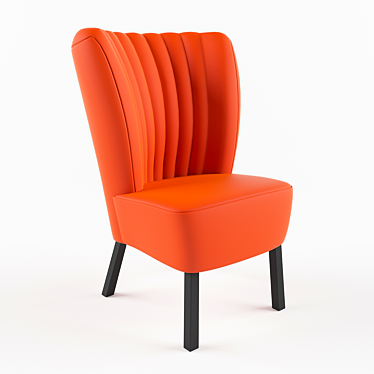 Sleek Modern Armchair 3D model image 1 