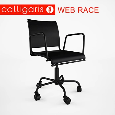 Ergonomic Web Race Working Chair 3D model image 1 