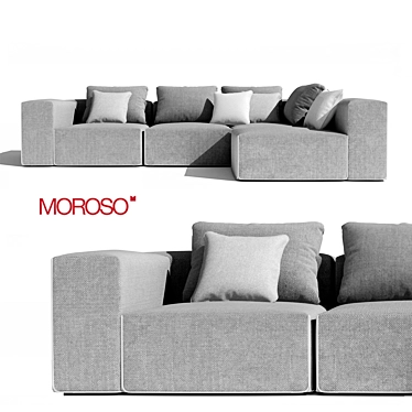 Modular Moroso Field Sofa 3D model image 1 