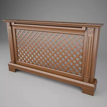 Unique Handcrafted Radiator Grill 3D model image 1 