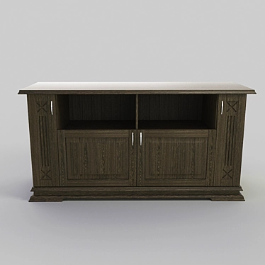 Provence TV Stand 3D model image 1 