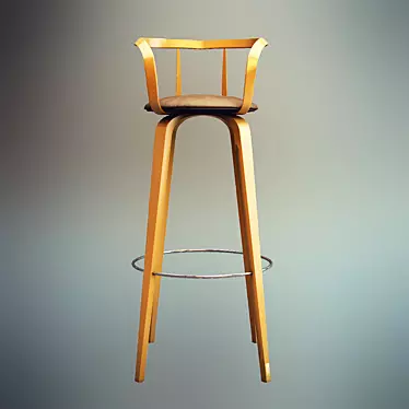 Stylish Magazine-Inspired Chair 3D model image 1 