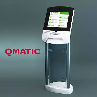 Qmatic Self-Service Kiosk 3D model image 1 