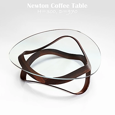 Award-Winning Newton Coffee Table 3D model image 1 
