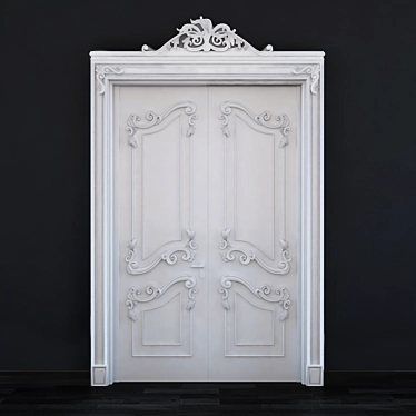 Elegant "Design Porte" Door 3D model image 1 