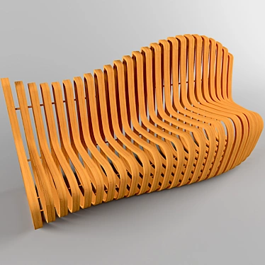 Contemporary Lounge Sofa 3D model image 1 