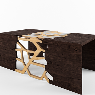 Branching Table: Nature-Inspired Decor Accent 3D model image 1 