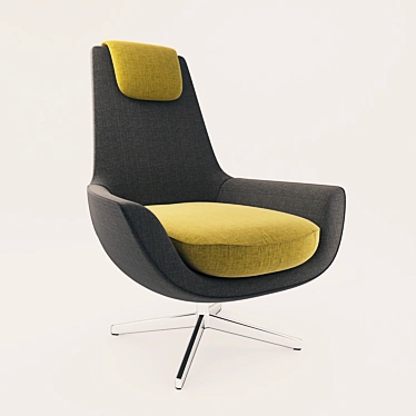 Brune Lou: Versatile German-Made Chair 3D model image 1 