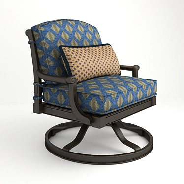 Sedona Swivel Chair: Stylish comfort! 3D model image 1 