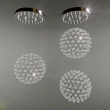 Modern Ceiling Light 3D model image 1 