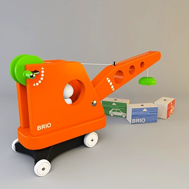  Mini Crane Toy 3D model image 1 