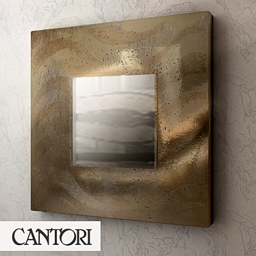 Exotic Elegance: CANTORI Africa Mirror 3D model image 1 