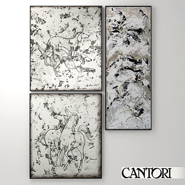 CANTORI Masterpieces: Horses in Motion 3D model image 1 