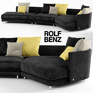 Modern ROLF BENZ ONDA Sofa 3D model image 1 