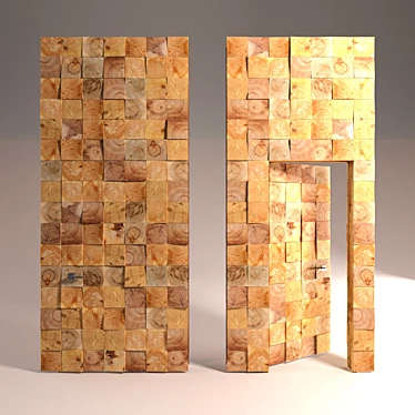 Artisanal Handcrafted Door! 3D model image 1 