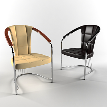 ErgoFlex Chair: Pure Comfort 3D model image 1 