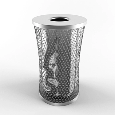 Outdoor Trash Bin 3D model image 1 