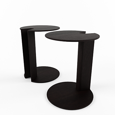 Sleek 500mm Coffee Table 3D model image 1 