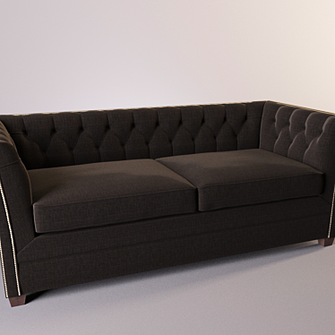 FIONA SUPER LUXE QUEEN Sofa 3D model image 1 