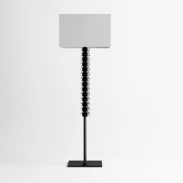 Designer Floor Lamp Poltrona Frau 3D model image 1 