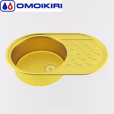 Omoikiri Kasumigaura 77-AB: Japanese Brass Sink 3D model image 1 