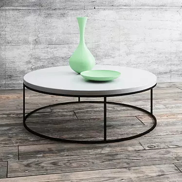 Minimalist Coffee Table Set 3D model image 1 