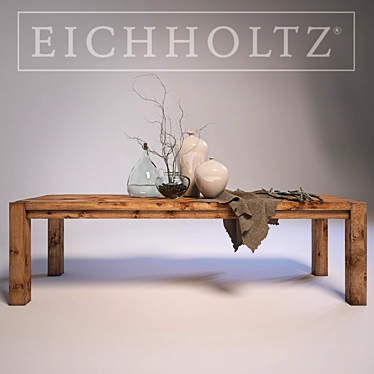 Elegant Eichholtz Harbour Club Table 3D model image 1 