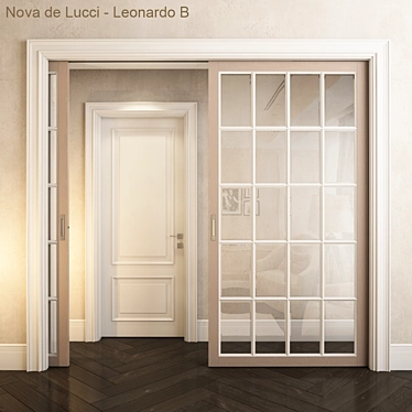 Elegant Nova De Lucci Doors 3D model image 1 