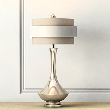 Stylish Orbit-Shade Table Lamp 3D model image 1 