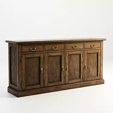 Elegant Morgan Sideboard: Stylish and Functional 3D model image 1 