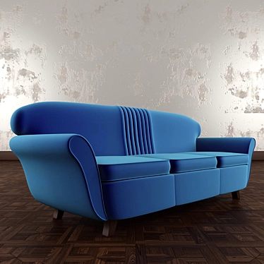 Elegant Classic Sofa 3D model image 1 