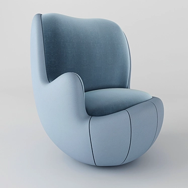 Elegance reimagined: Mattia Bonetti armchair 3D model image 1 