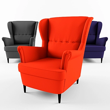 STRANDMON Armchair with headrest